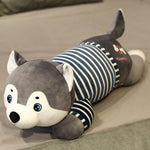 Husky toy big size stuffed animal dog soft doll Husky plush long pillow kids toys birthday gift