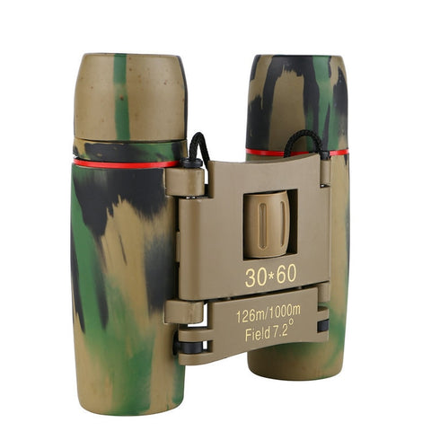 30x60 Binoculars Portable Folding Mini
