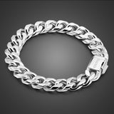 Men Simple 10MM 100% 925 Sterling Silver