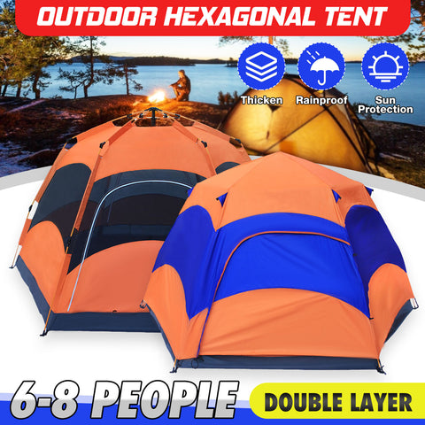 Automatic Tent 6-8 Person Easy Open Camp