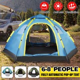 6-8 Person Automatic Tent Ultralight Easy Open Camp